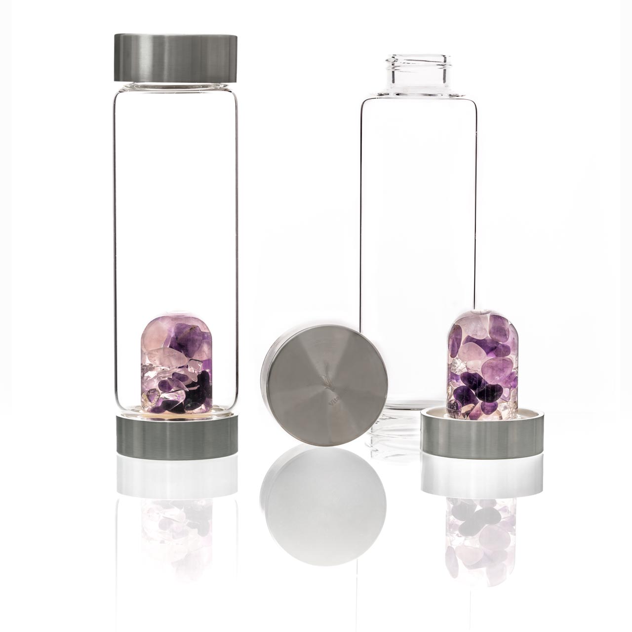 Crystals Water Bottle ViA Handmade Products Crystallo™