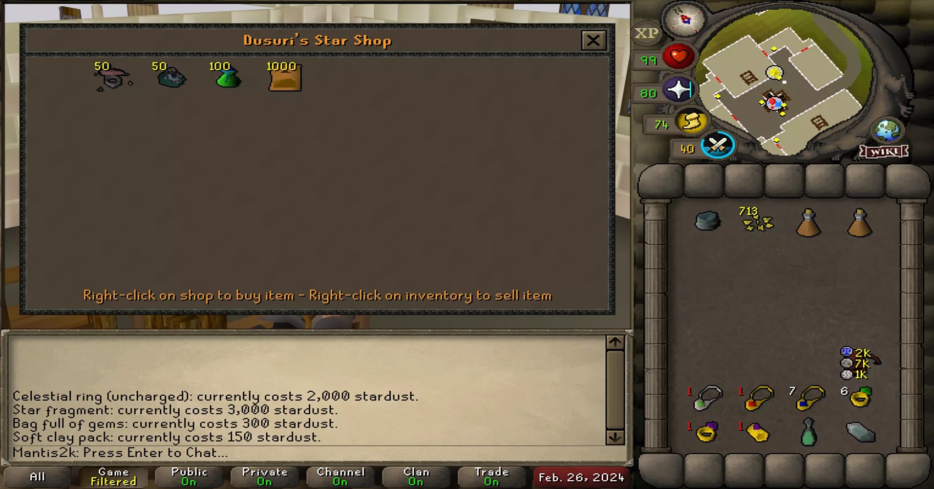 Shooting Stars Guide - OSRS XP Tracker - Crystal Math Labs