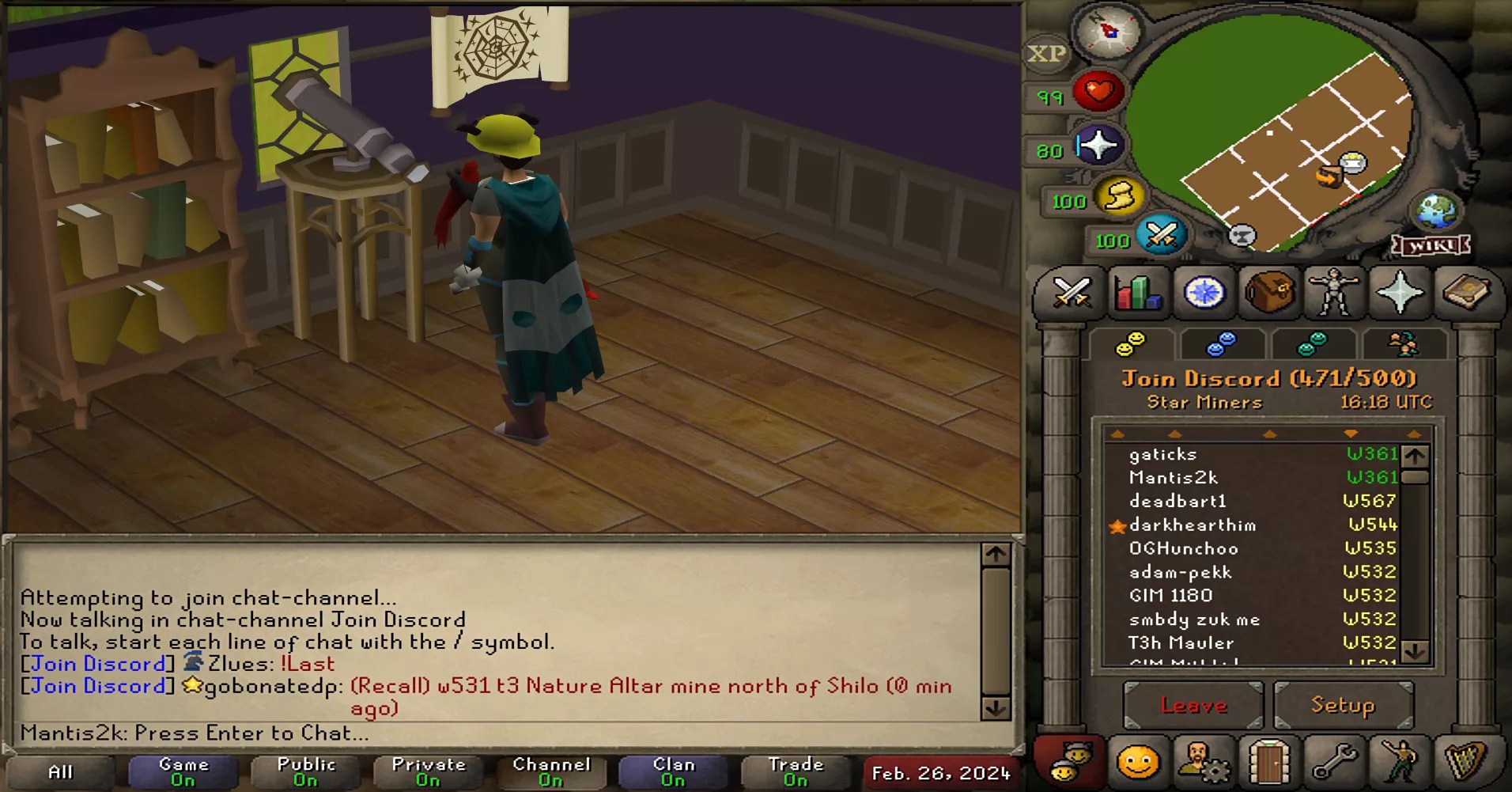 Shooting Stars Guide OSRS XP Tracker Crystal Math Labs