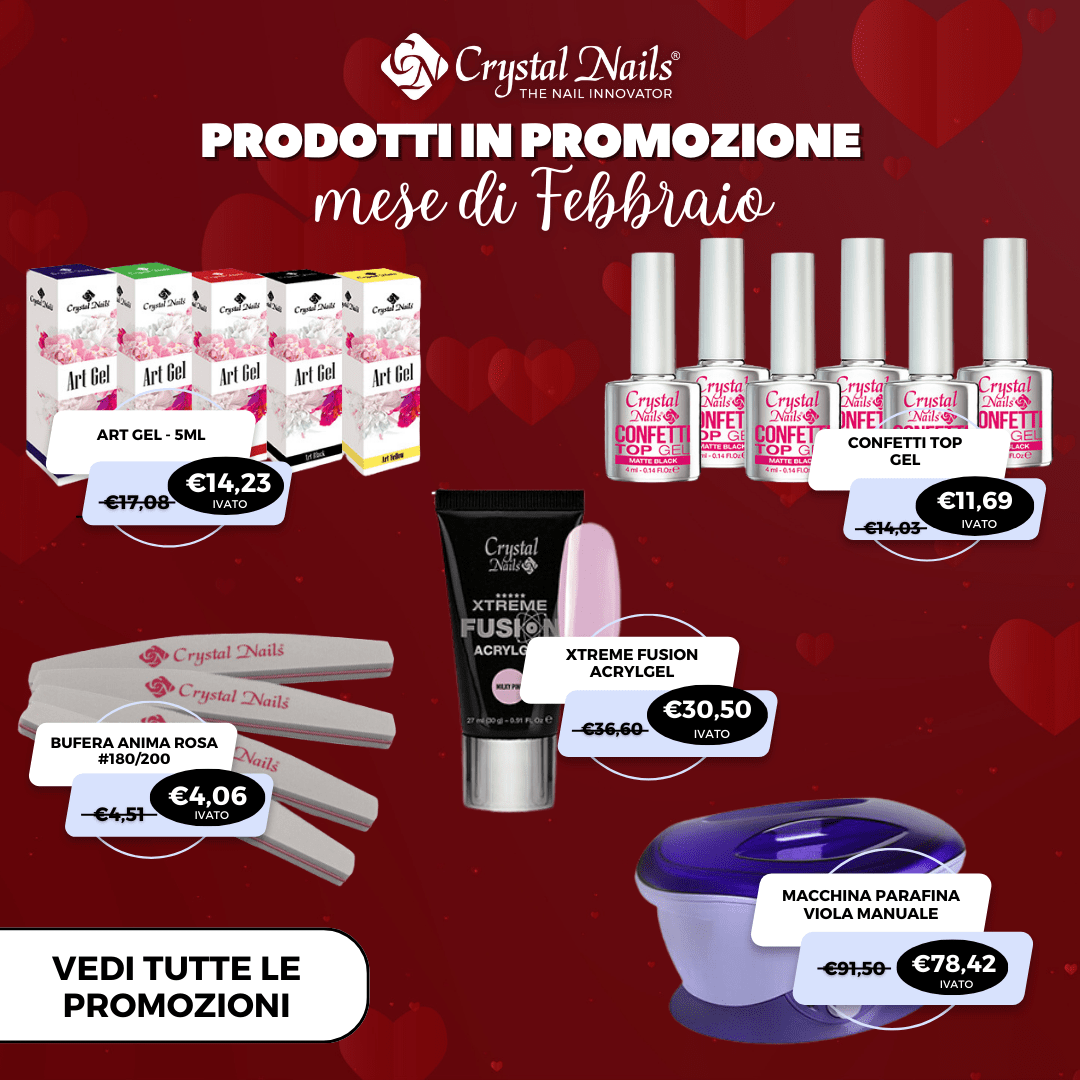 3 STEP CrystaLac Crystal Nails Prodotti per le unghie