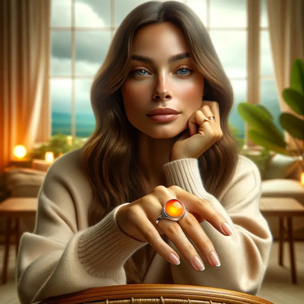 Energize Your Life Understanding Orange Mood Ring Meaning Crystals Oasis