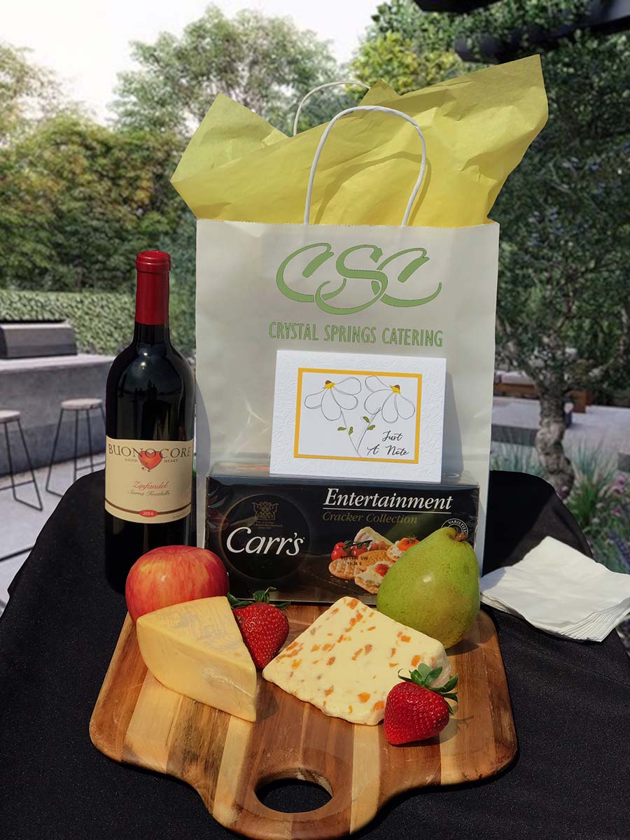 Wine and Cheese Delivered, Postponed Wedding Gift Bay Area