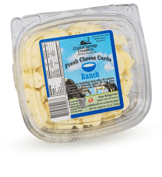 Cheese Curds Crystal Springs Creamery