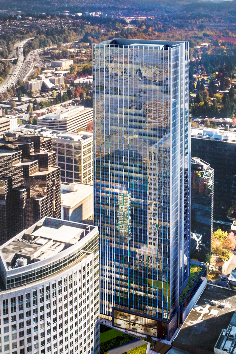 Bellevue 555 Tower Crystal Structures Glazing