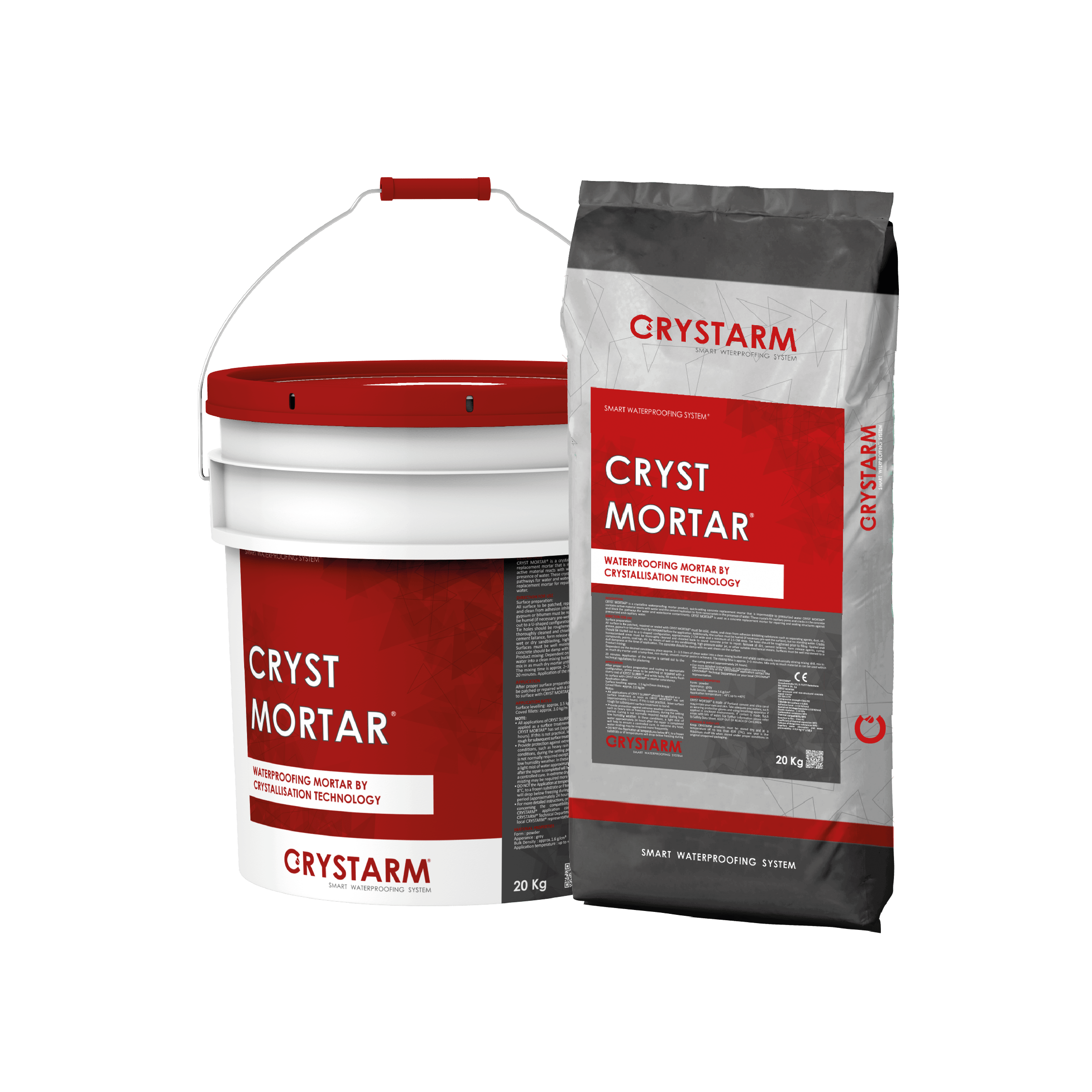 CRYST MORTAR® CRYSTARM THE SMART WATERPROOFING SYSTEM
