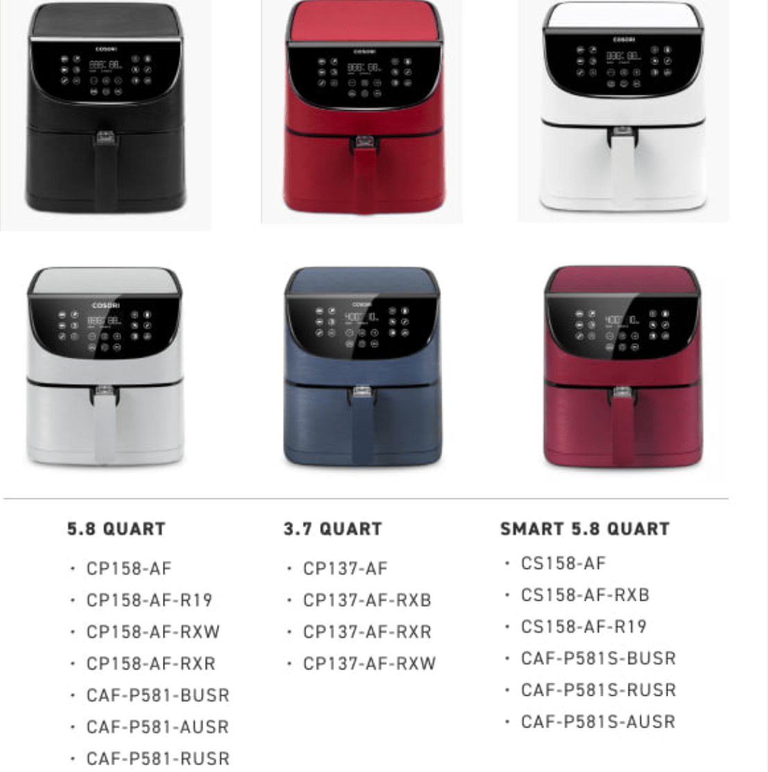 Cosori Air Fryer Wish Help Center