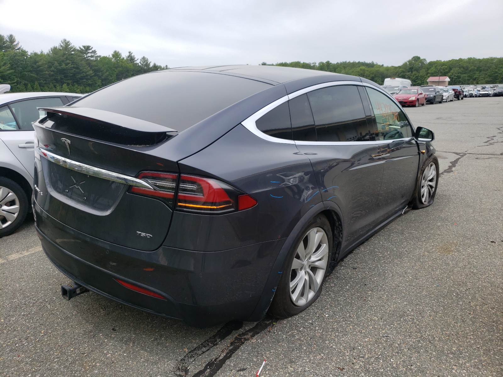 2018 TESLA MODEL X for Sale RI EXETER Mon. Jul 12, 2021 Used