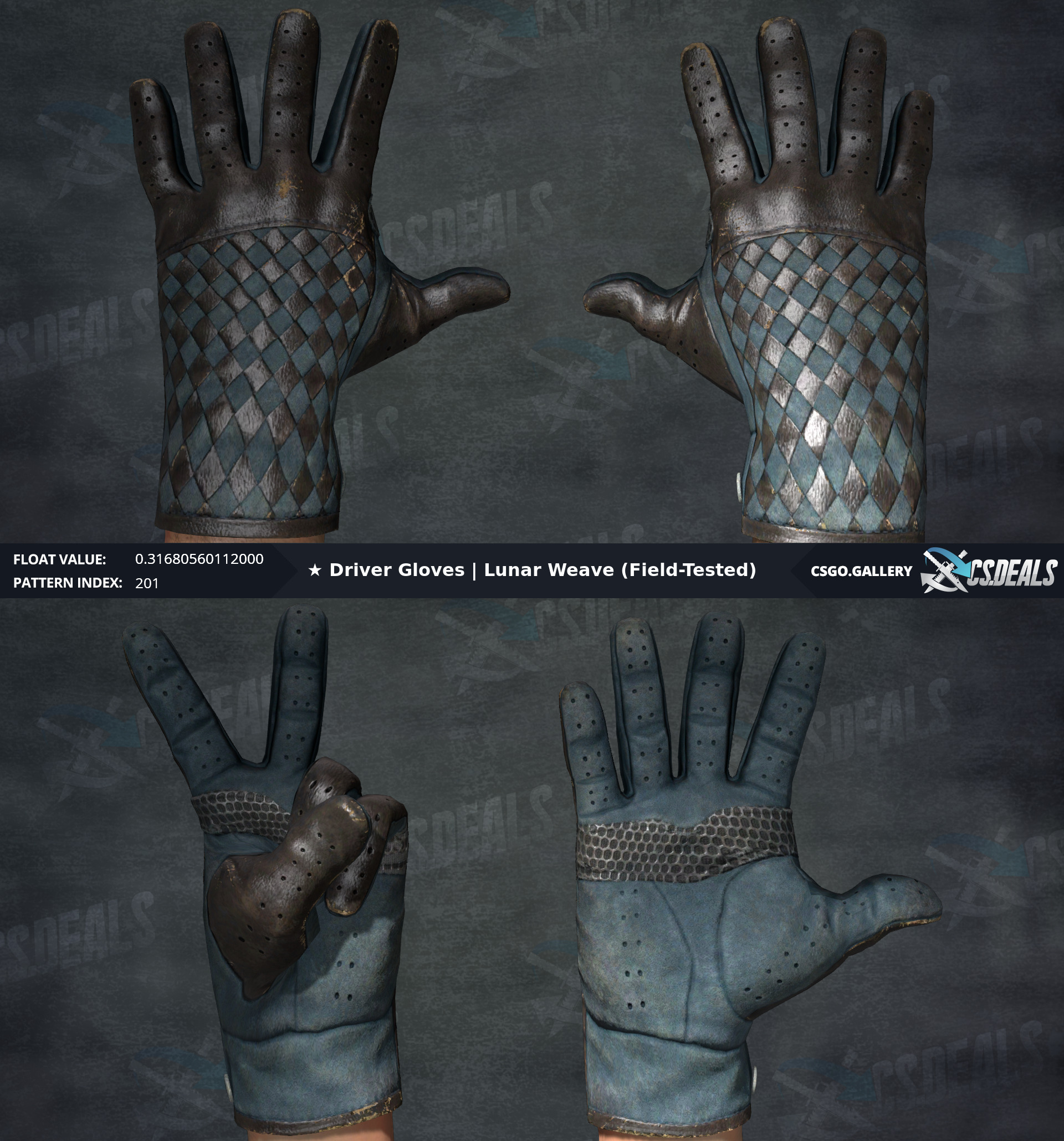 [H] Driver Gloves Lunar Weave FT [W] Driver Gloves Overtake FT r