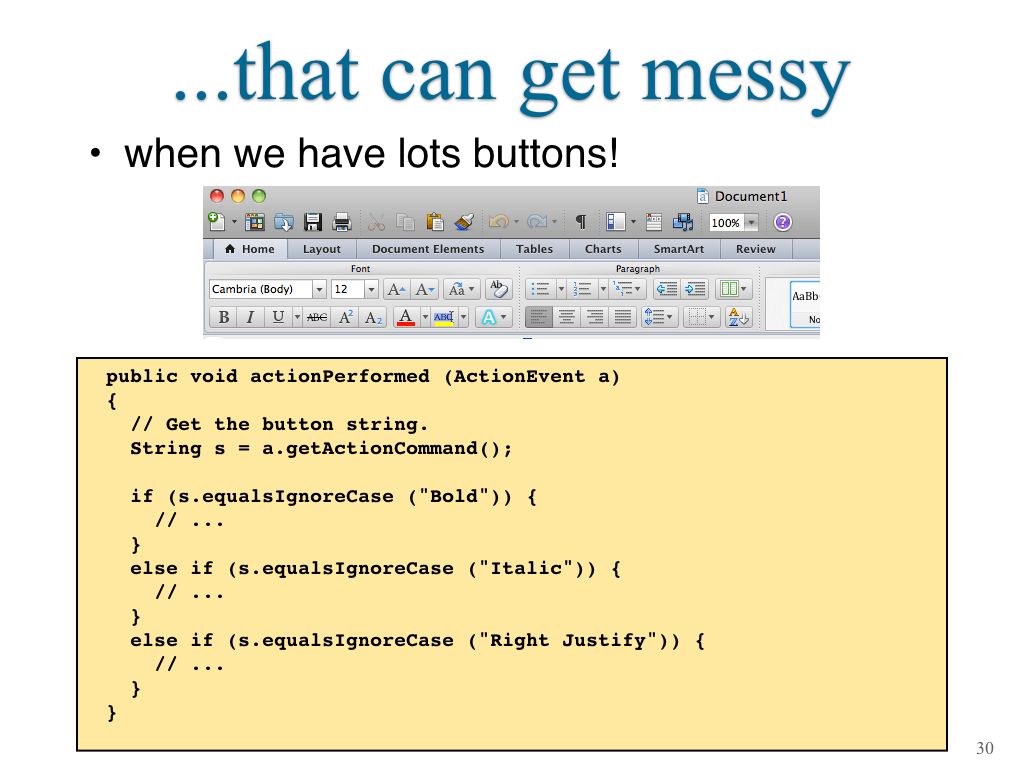 Java 5 GUIs and Events CS 2113 Software Engineering Fall 2018