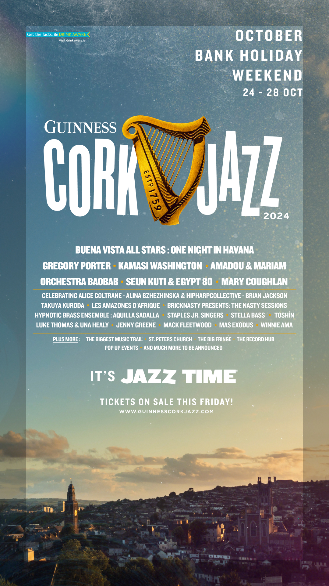 Biggest LineUp Ever Guinness Cork Jazz Festival Unveils Expanded
