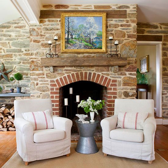 Cozy Fireplace Seating Home Decorating Tips