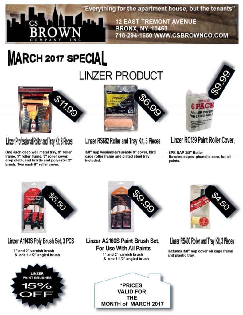  PBB4 4" CS Brown Company Inc.