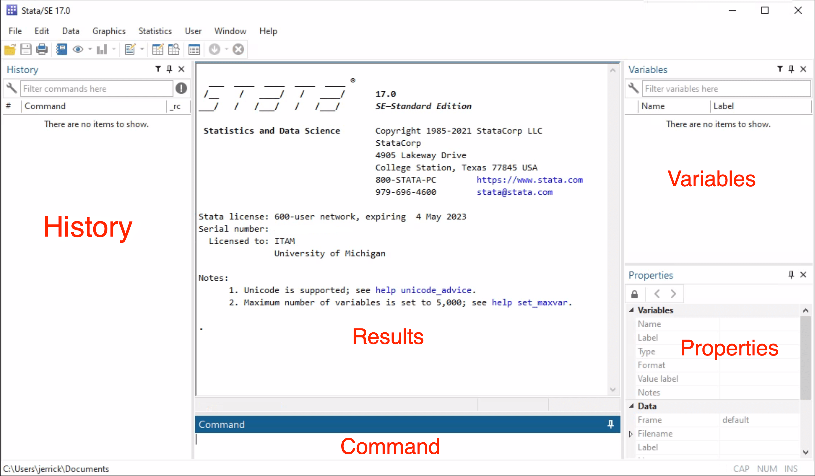 Introduction to Stata 1 The Basics of Stata