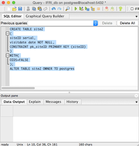 Postgresql Create Table As