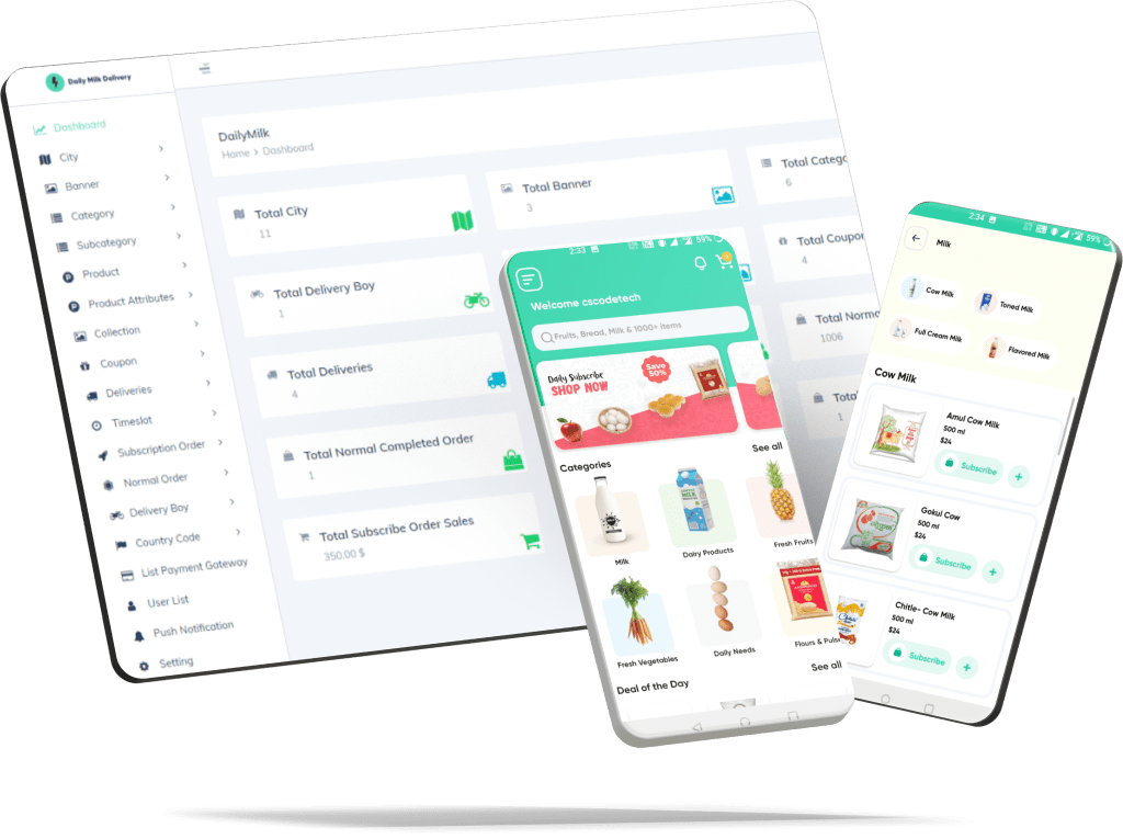 Best Milk Delivery Script BBDaily Clone SuprDaily Clone Get Your