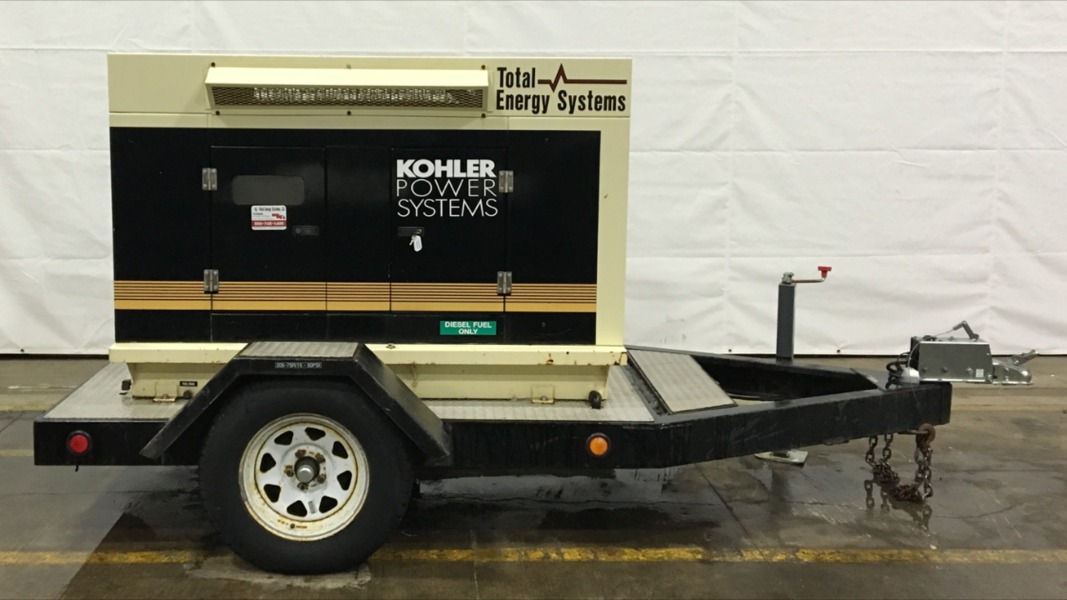 Used Kohler 20RC07N71 Rental Grade Diesel Generator 7152 Hrs 20 KW