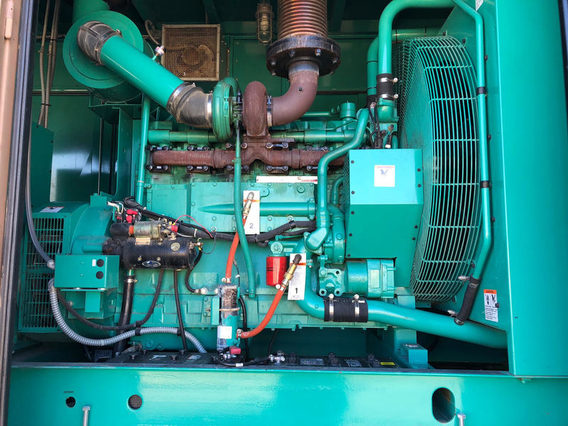Used Cummins DFED KTA19G4 Diesel Generator 341 Hrs 500 KW 0