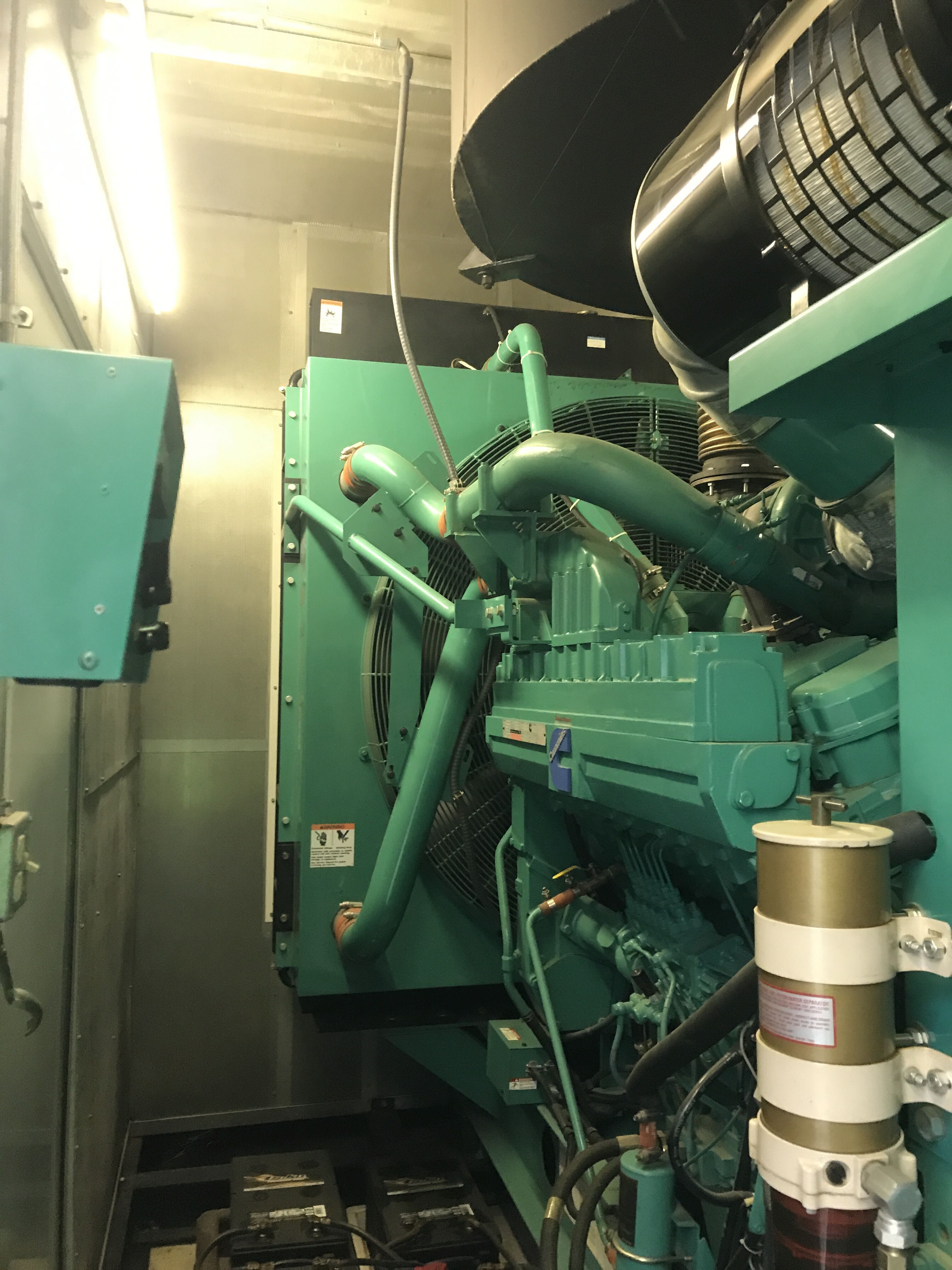 Used Cummins DFHD QST30G5 Diesel Generator 475 Hrs 1000 KW 0