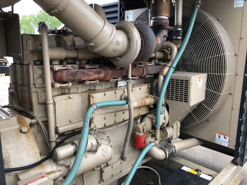 Used Cummins DFEC KTA19G3 Diesel Generator 1060 Hrs 450 KW 0