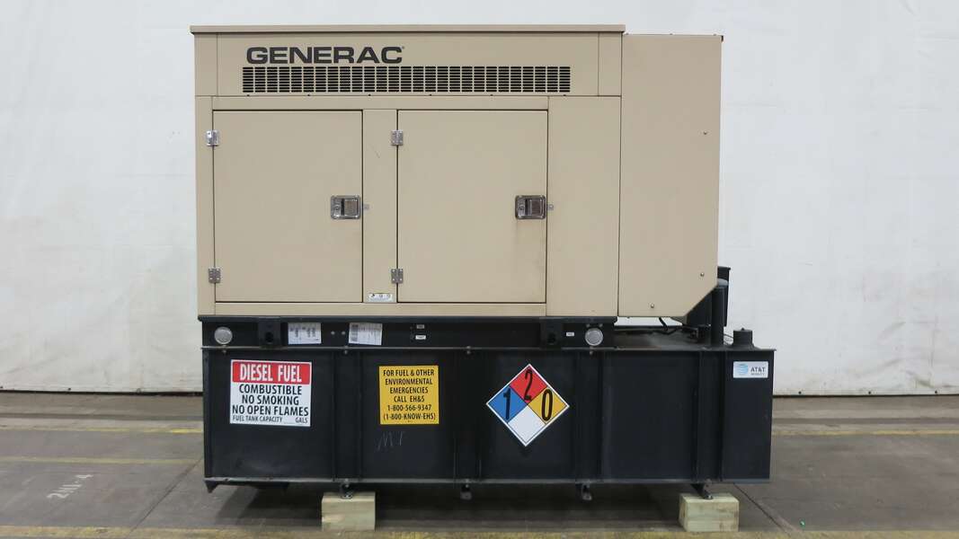 Used Generac SD0048 John Deere Diesel Generator 411 Hrs EPA Tier 3