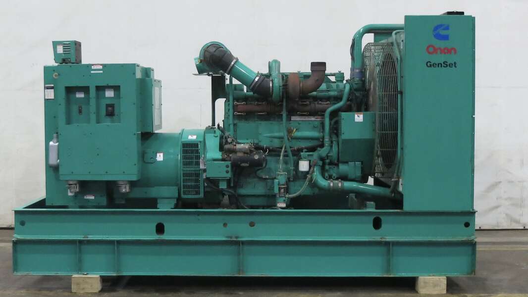 Used Cummins DFEC KTA19G3 Diesel Generator 413 Hrs 450 KW 0