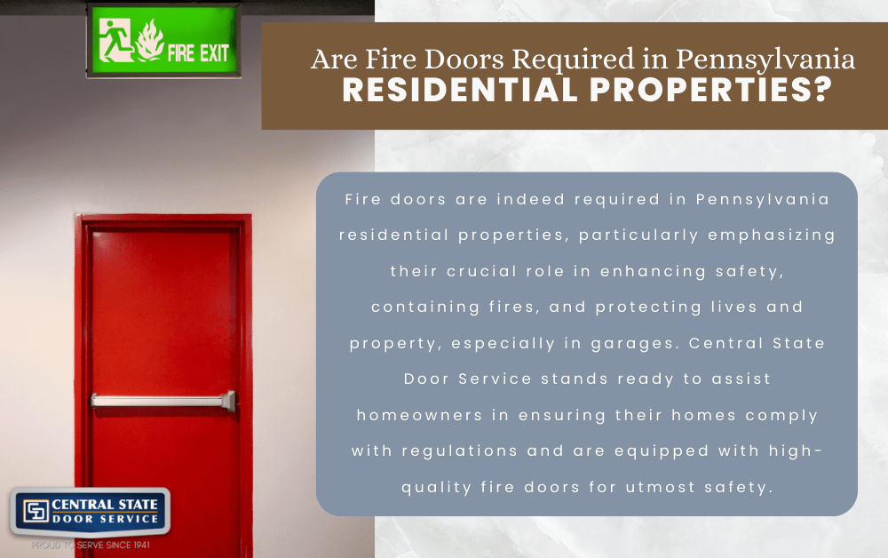 Are Fire Doors Required in Pennsylvania Residential Properties? CS Doors