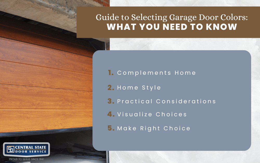 Guide to Selecting Garage Door Colors What You Need to Know