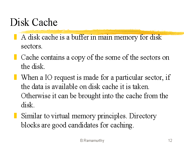 Disk Cache