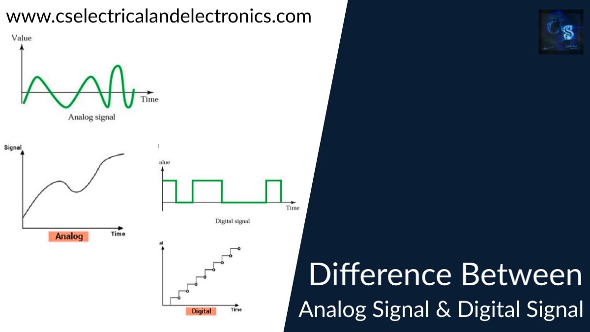 Difference Between An Analog Signal And A Digital Signal