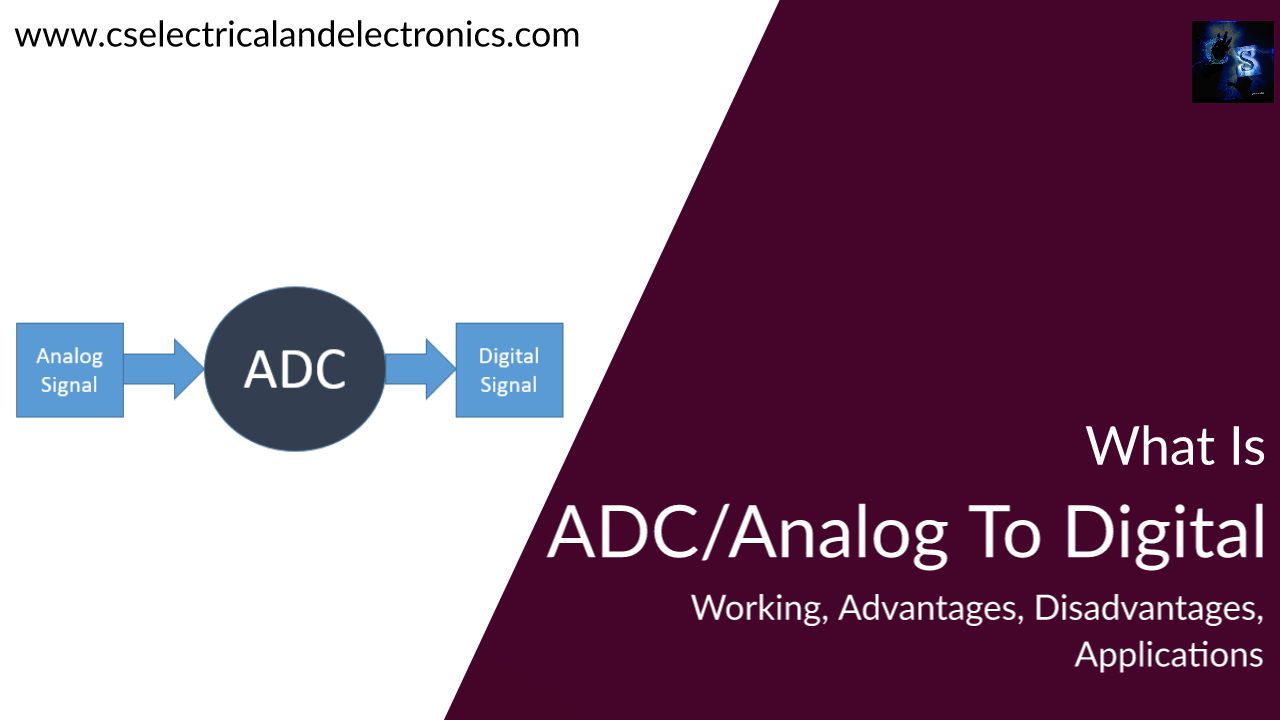 What Is ADC, How Analog To Digital Converters Works, Types Of ADC