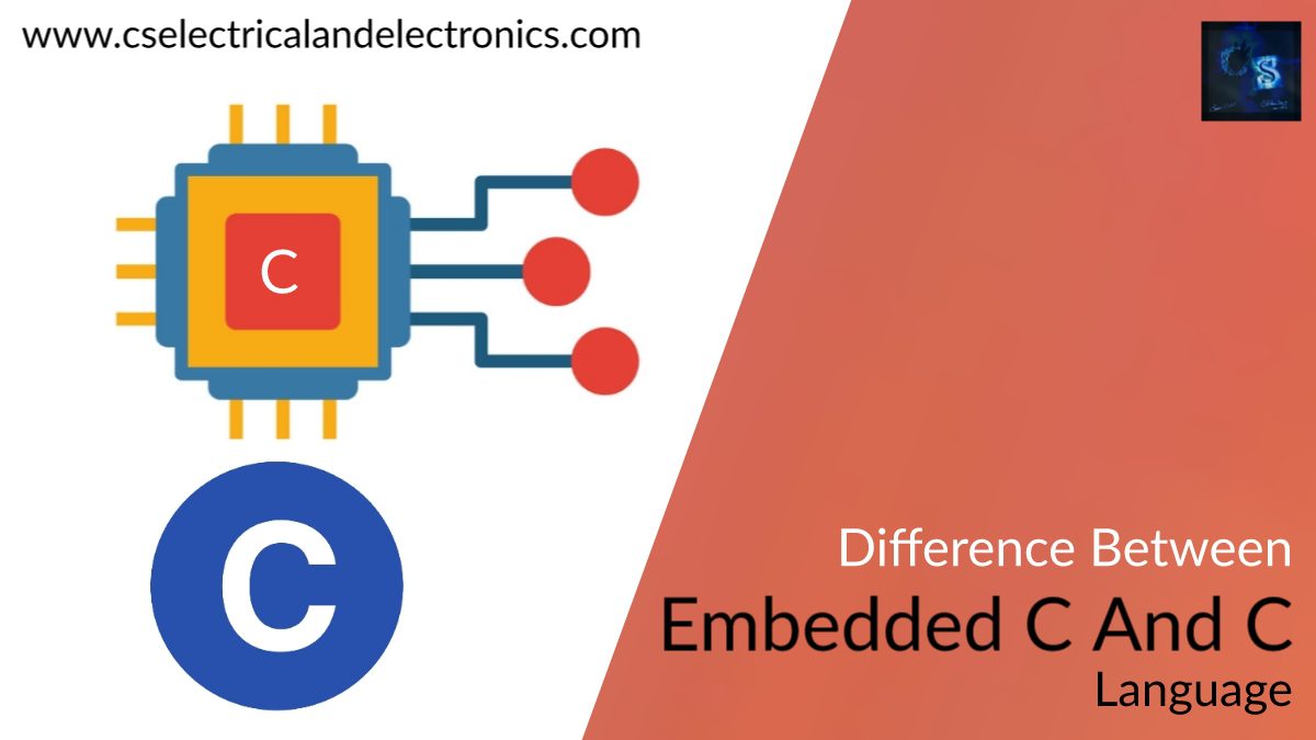 Difference Between Embedded C And C Language, Embedded C Uses