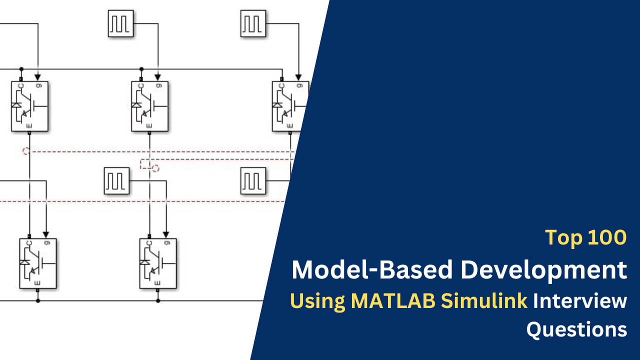 Top 100 ModelBased Development Using MATLAB Simulink Interview