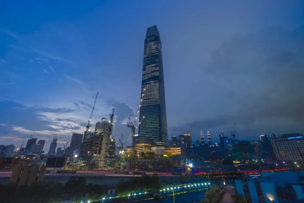 Tallest Building in Southeast Asia Under Construction Civil