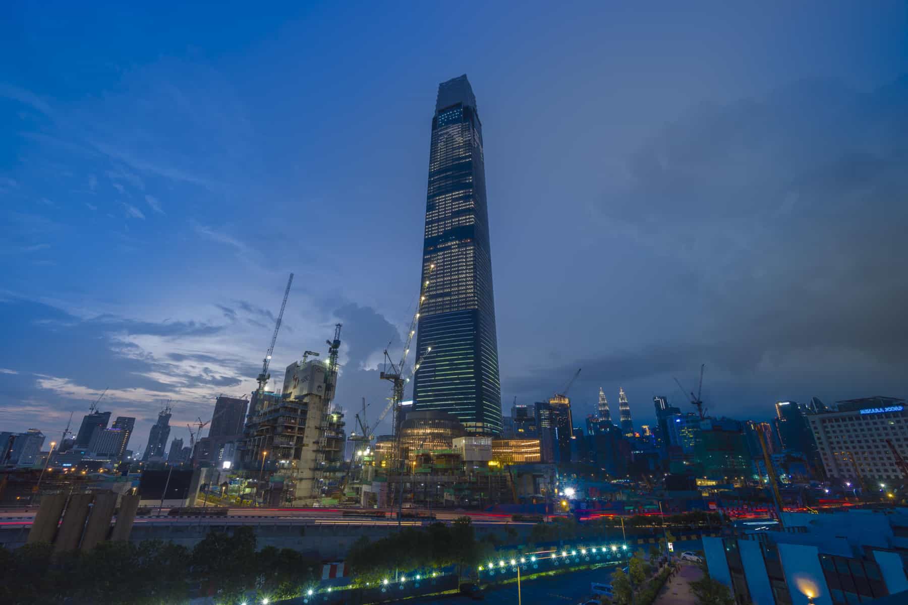 Tallest Building in Southeast Asia Under Construction Civil