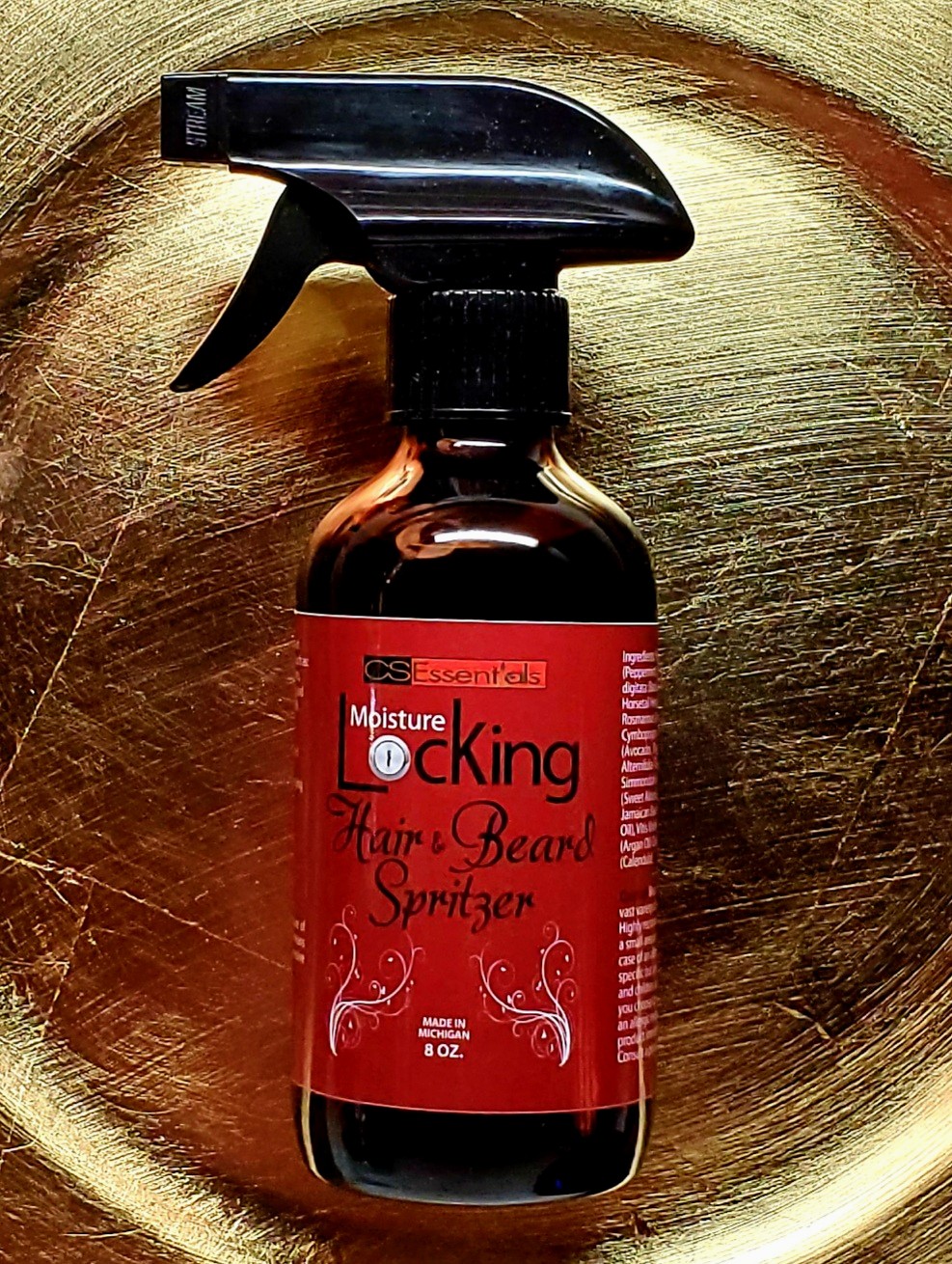 Moisture Locking Hair & Beard Spritzer 8oz CSEssentials, LLC