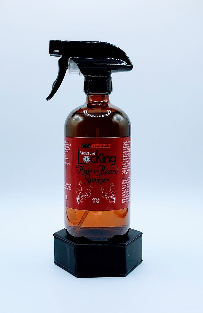 Moisture Locking Hair & Beard Spritzer 16oz CSEssentials, LLC