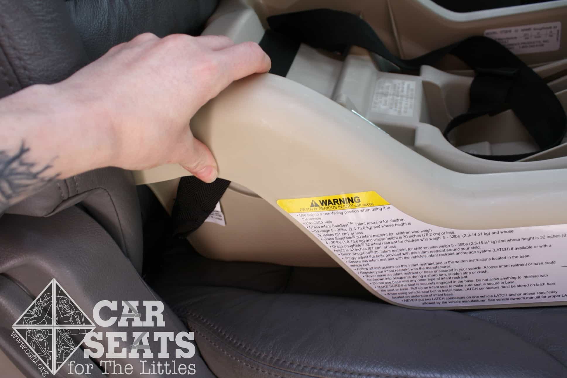 Car Seat Basics Checking for Belt Path Movement Car Seats For The