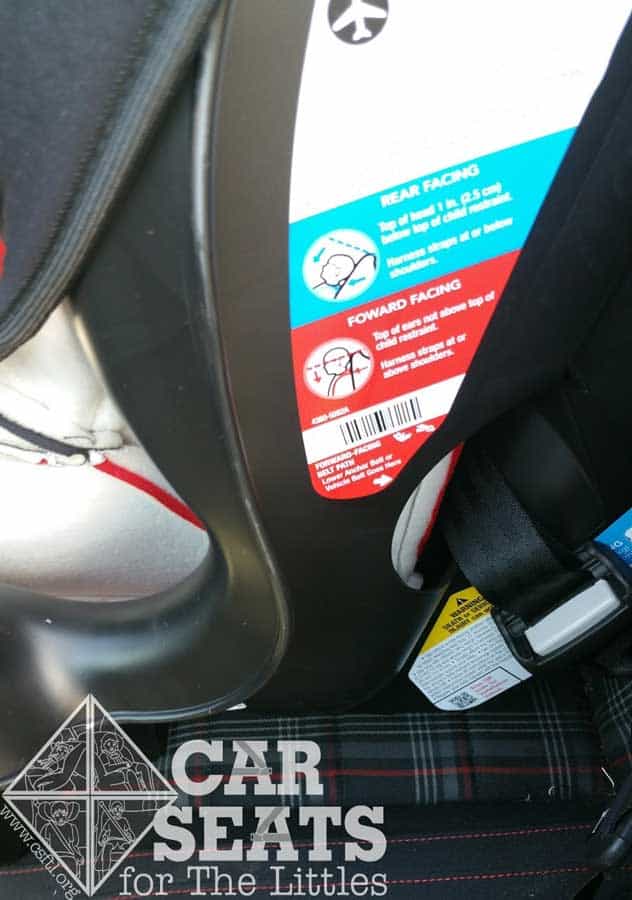 Securing the Seat Tighten Lower Anchors from Inside the Belt Path