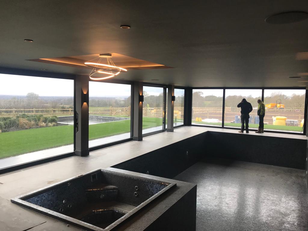 Alderley Edge Installation CS Glaziers Group Glass & Aluminium