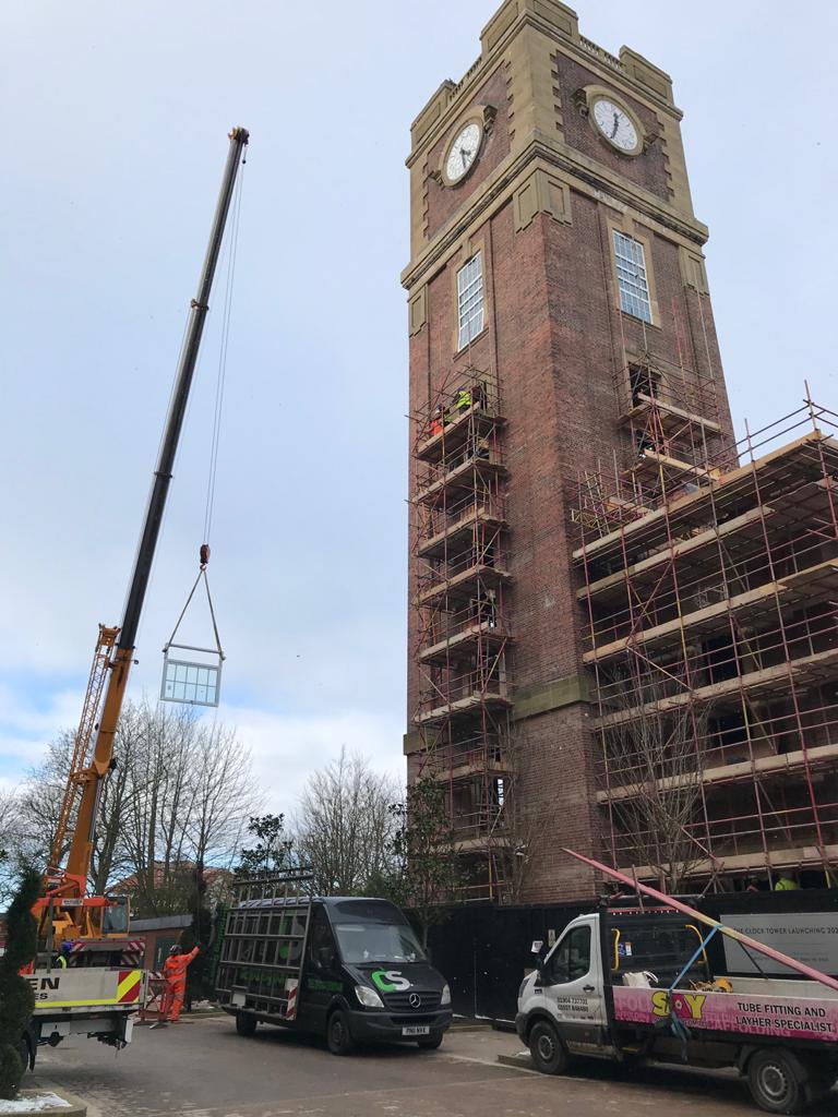York Clock Tower Project CS Glaziers Group Glass & Aluminium