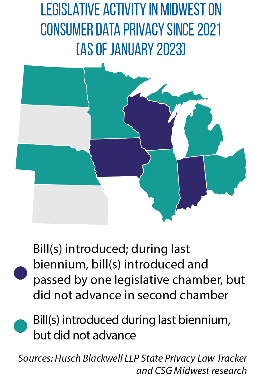 Minus federal action, states ramp up activity on consumer data privacy