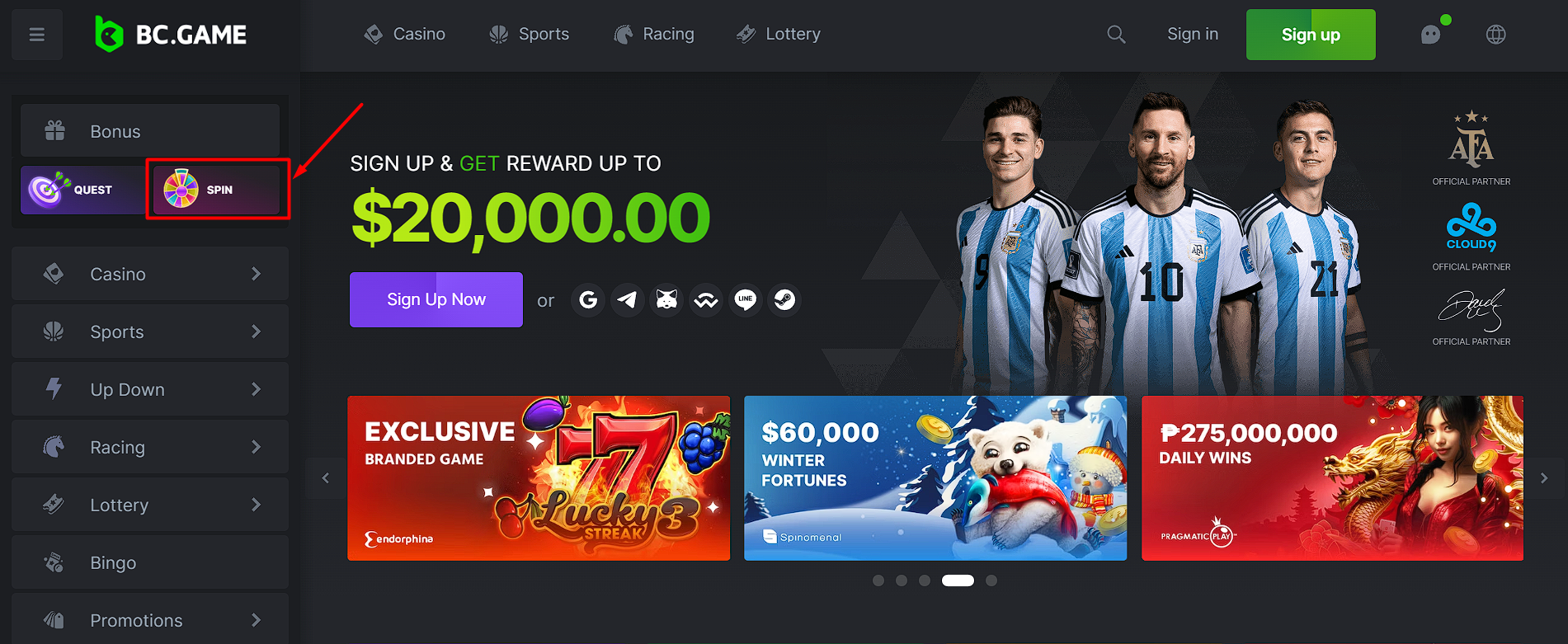 BC.Game Casino Bonus Code "csgobettings" Get Free 5 ⭐