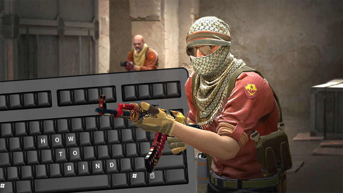 How to bind a button, jump or text in CSGO