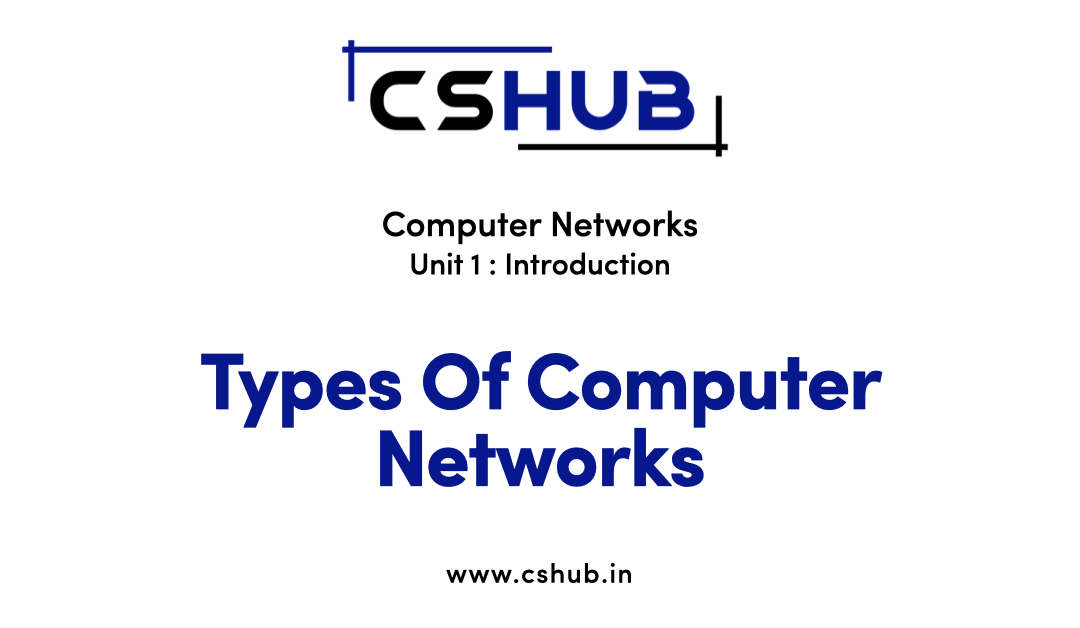 Types Of Computer Networks Computer Networks