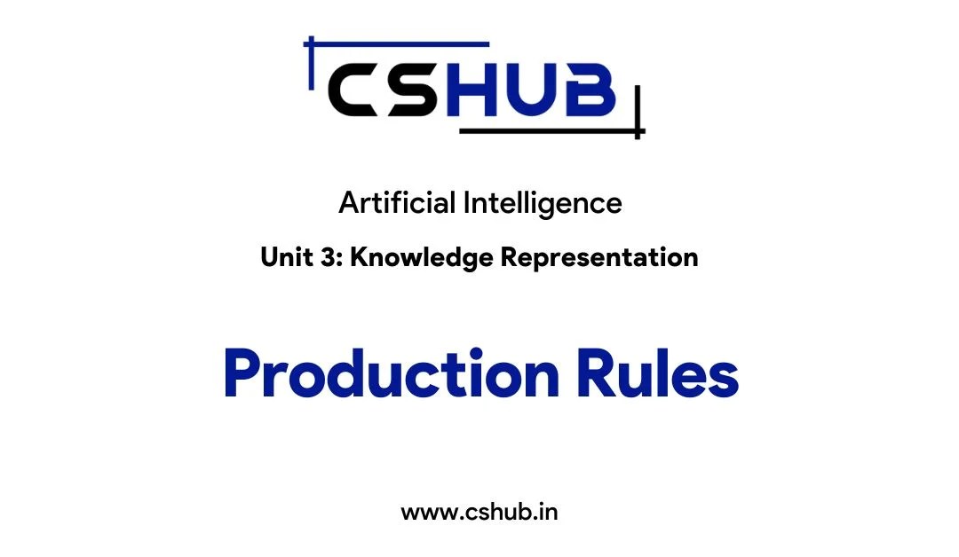 Production Rules Artificial Intelligence