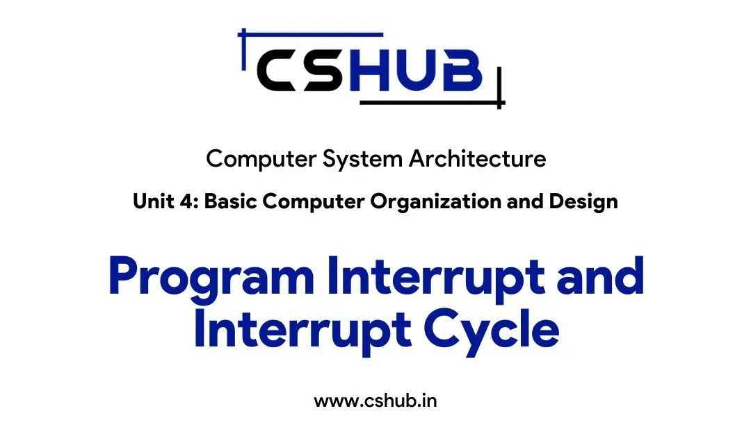 Program Interrupt and Interrupt Cycle Computer System Architecture