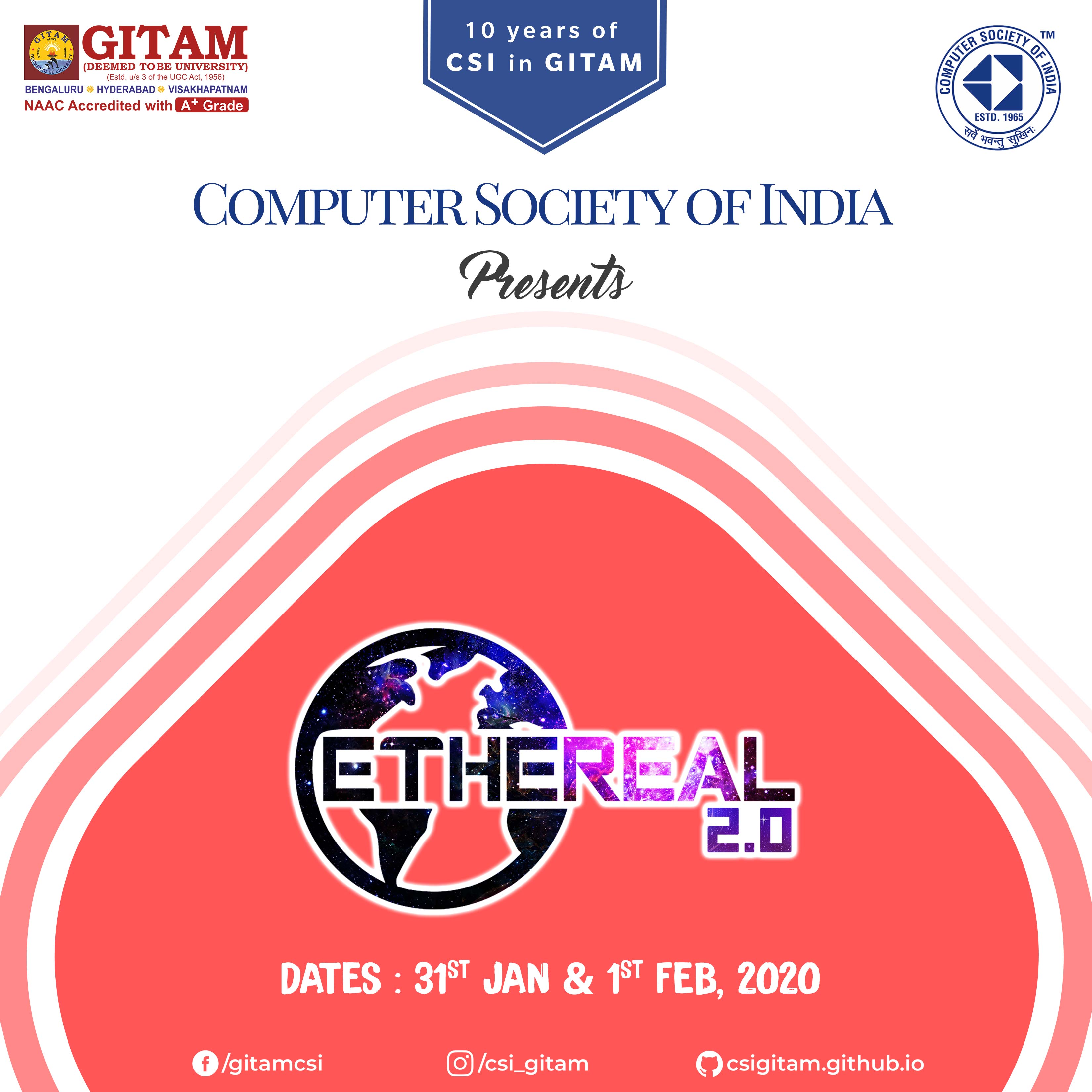 CSI Computer Society of India GITAM Student Branch