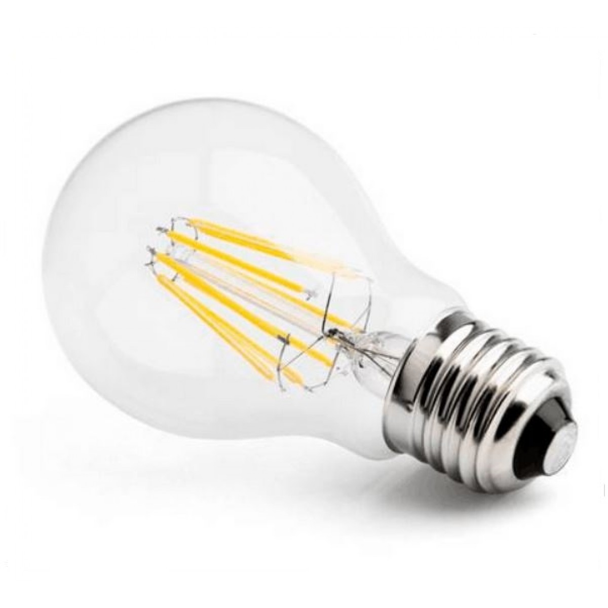 A19 Clear LED Filament Bulb 8W Dimmable 2700K CSI LED & Hardware