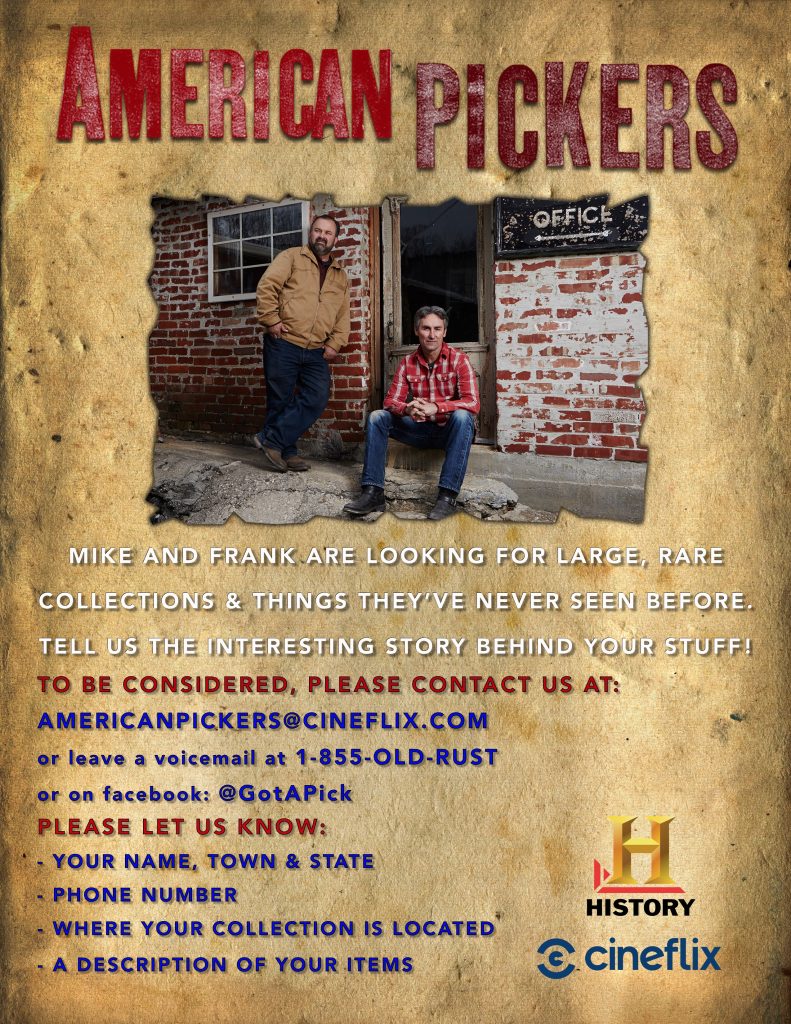 Mike, Frank, American Pickers Show coming to ND