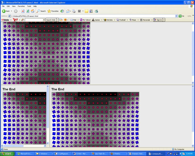 Html Frameset Rows And Columns Example W3schools